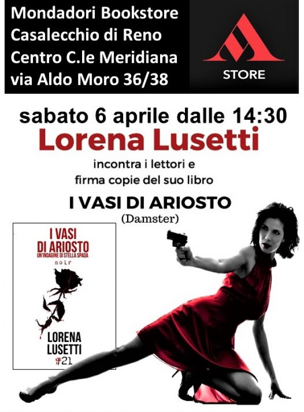 Firmacopie libreria Mondadori Meridiana, Casalecchio di Reno 6 aprile 2019